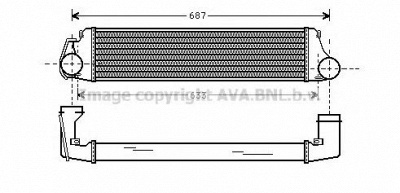 AVA QUALITY COOLING bw4207 -  Интеркулер